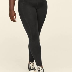 Girlfriend Collective Black Compressive Pocket Legging